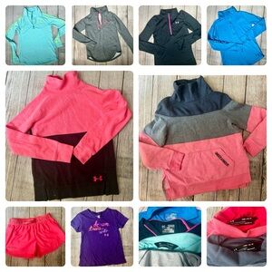 Under Armour girls athletic bundle sz M
